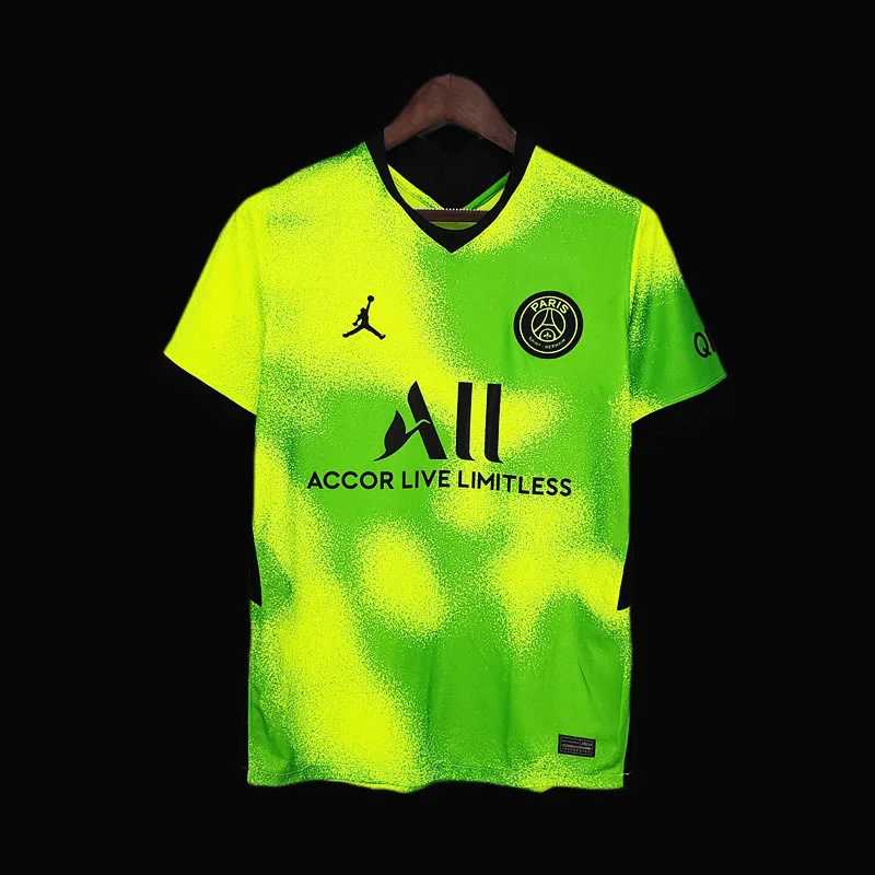 20-21 Jordan PSG 4 away Fluorescent green, foto 1