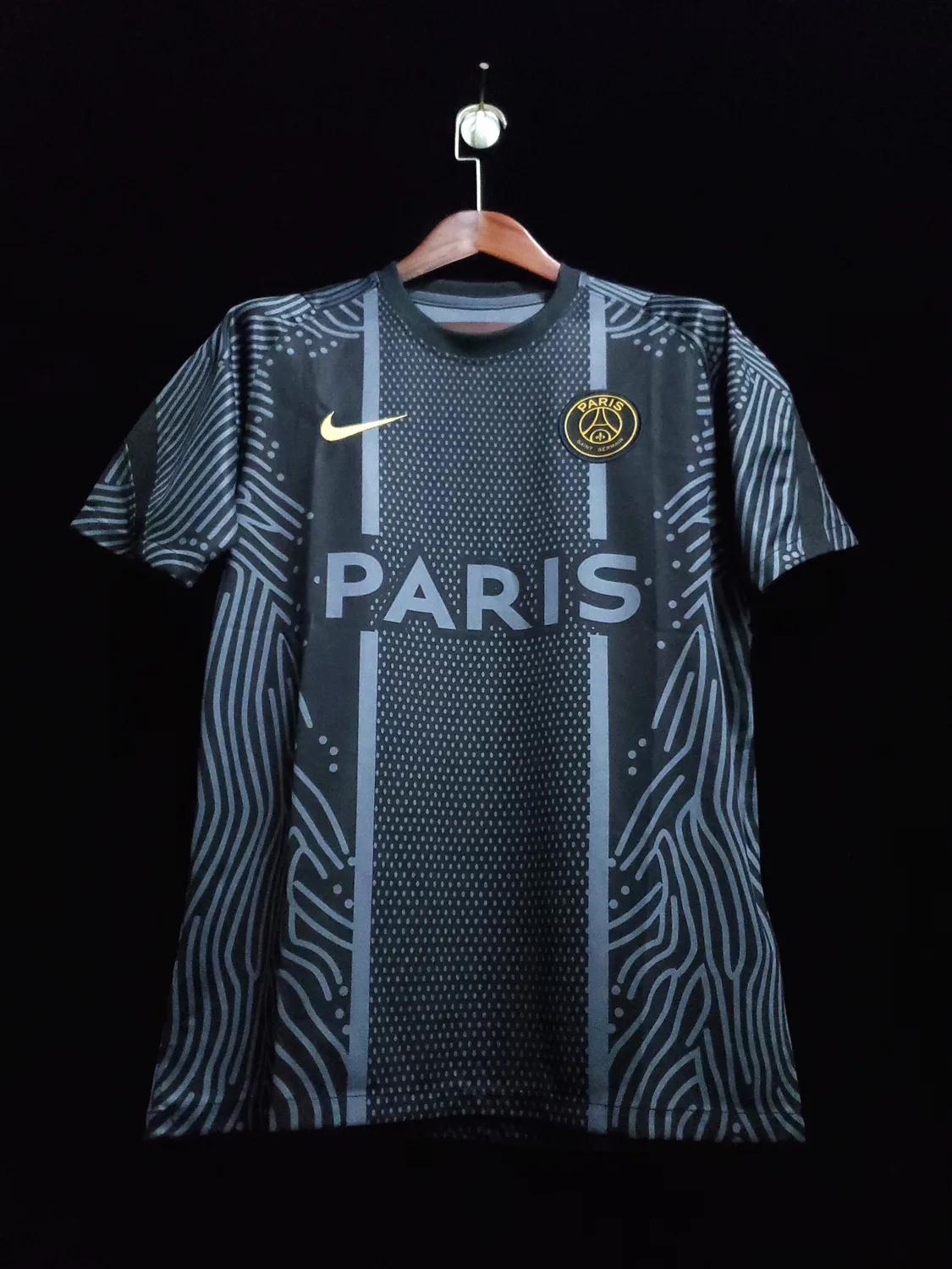 20-21 PSG black pre-match training suit S-2XL, foto 6