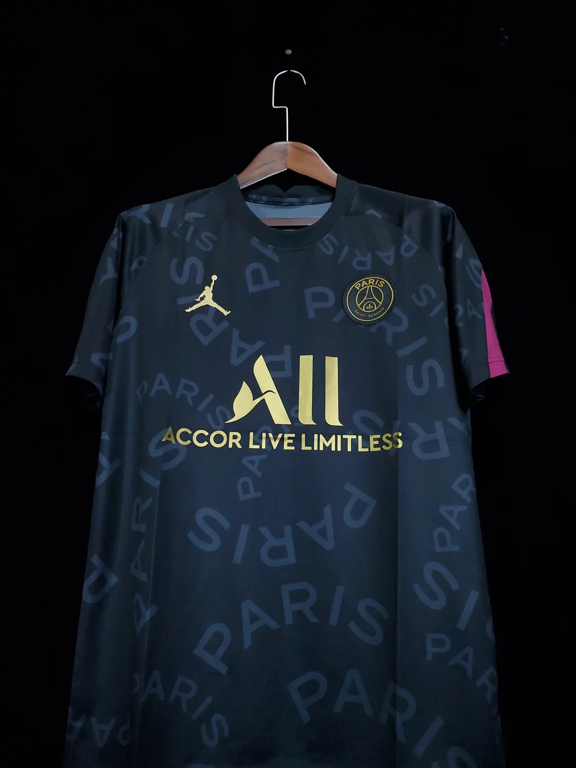 20-21PSG Jordan pre-match training black S-2XL, foto 5