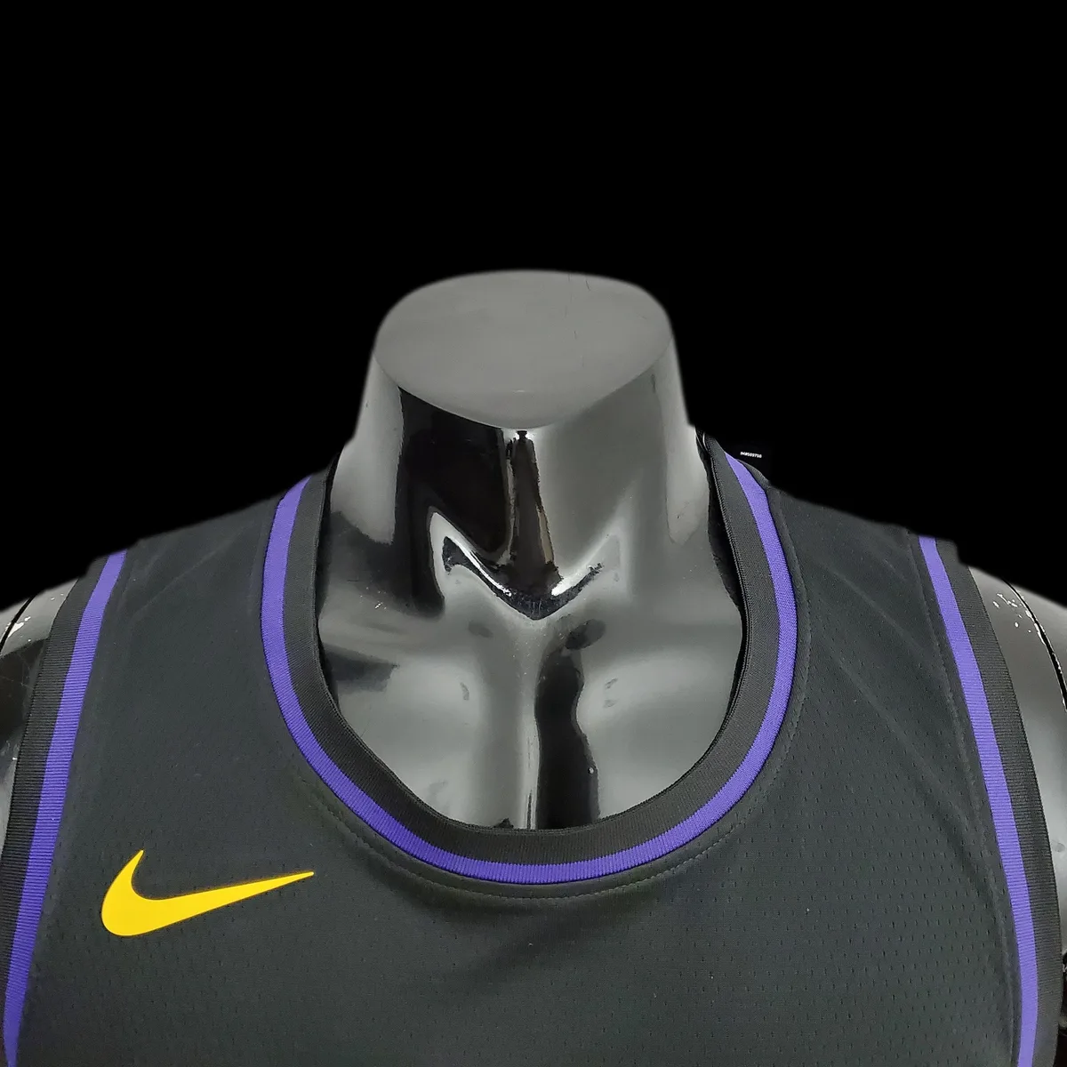 2021 JAMES#6 Los Angeles Lakers Black Latin Black NBA Jersey, foto 3