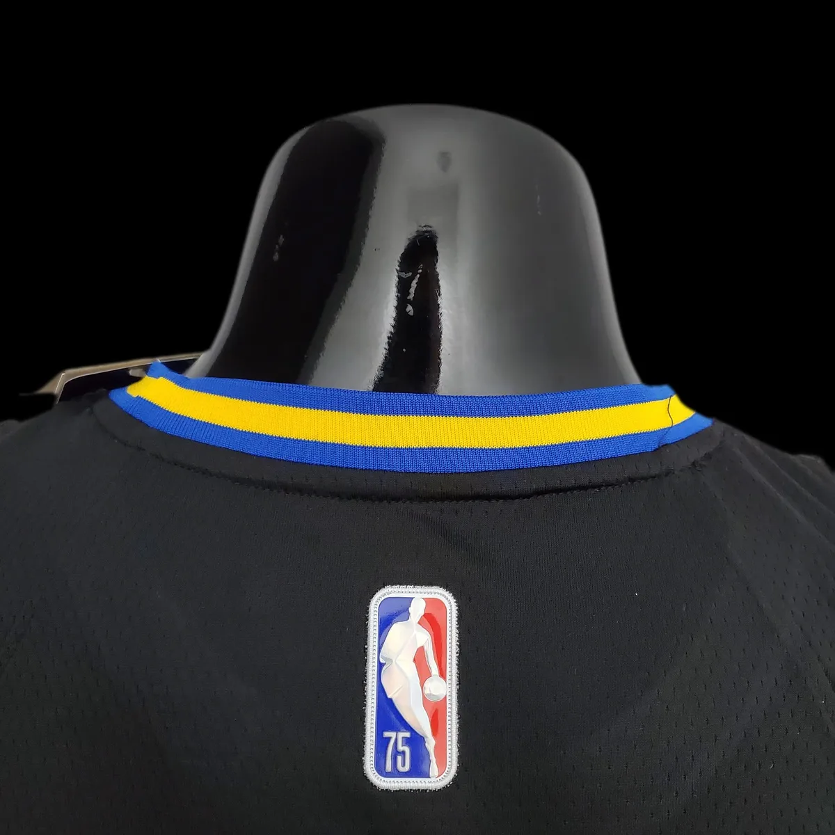 2022 75th Anniversary Golden State Warriors Thompson #11 Mexico Edition Black NBA Jersey, foto 3