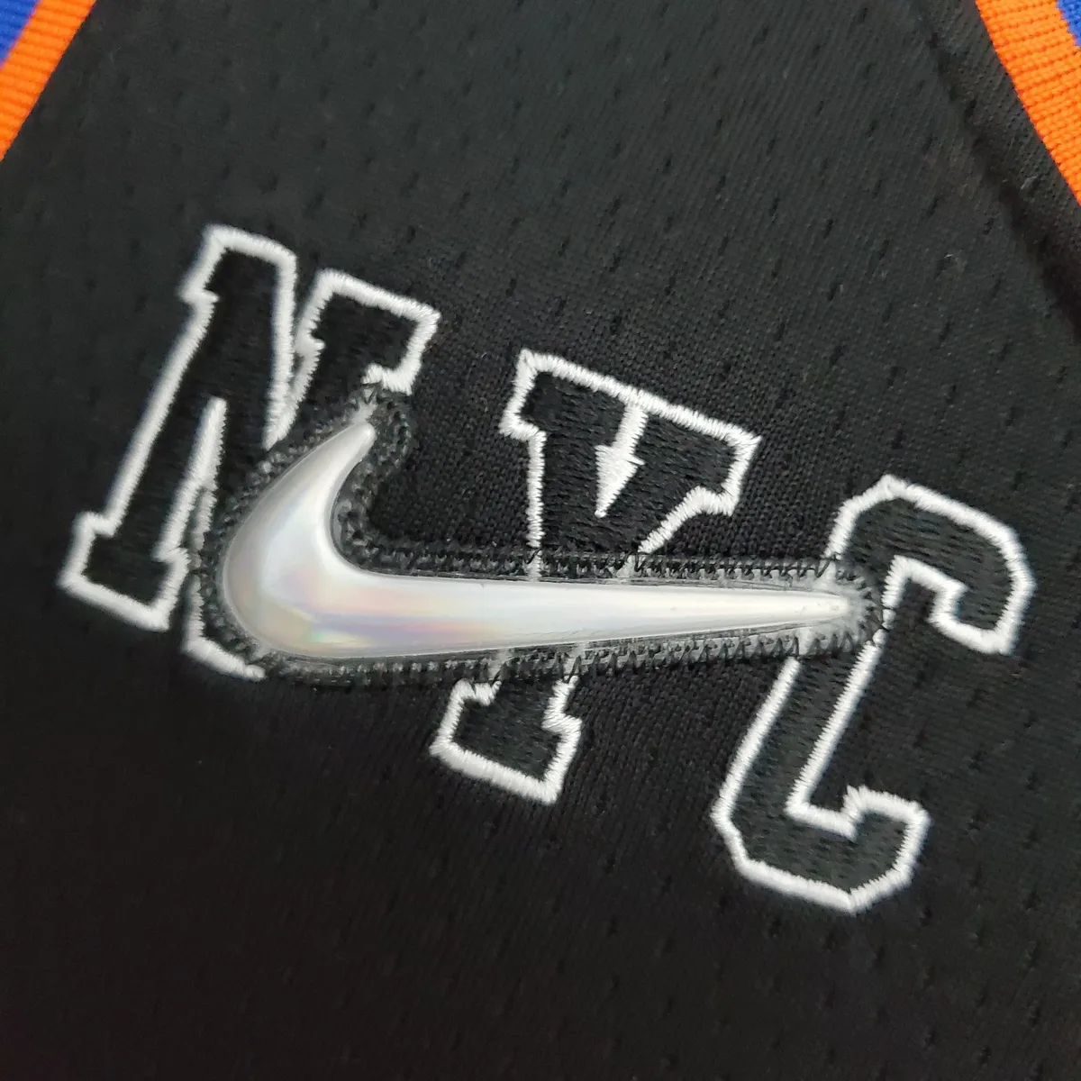 2022 Season Barrett #9 Knicks Urban Edition Black NBA Jersey, foto 5