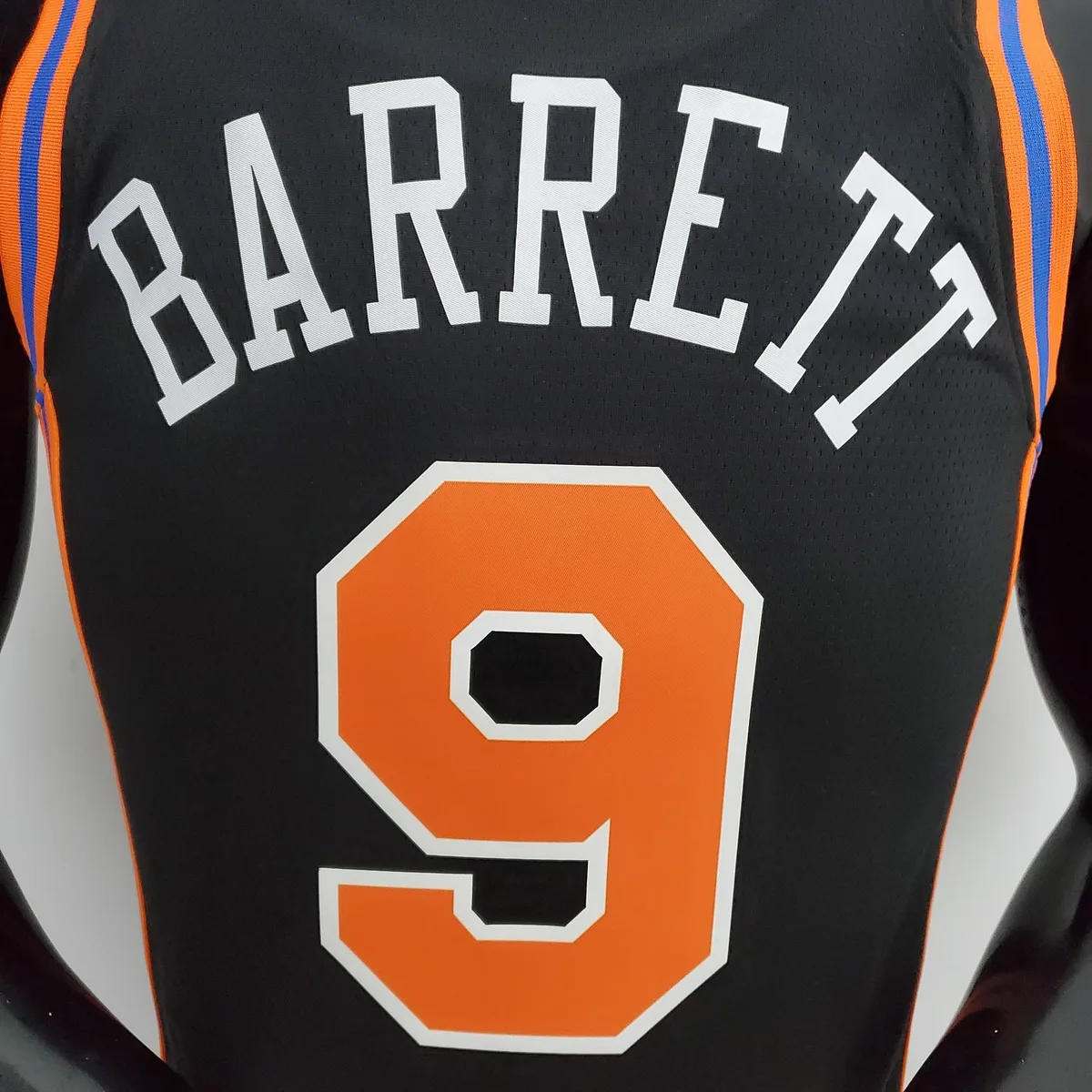 2022 Season Barrett #9 Knicks Urban Edition Black NBA Jersey, foto 6