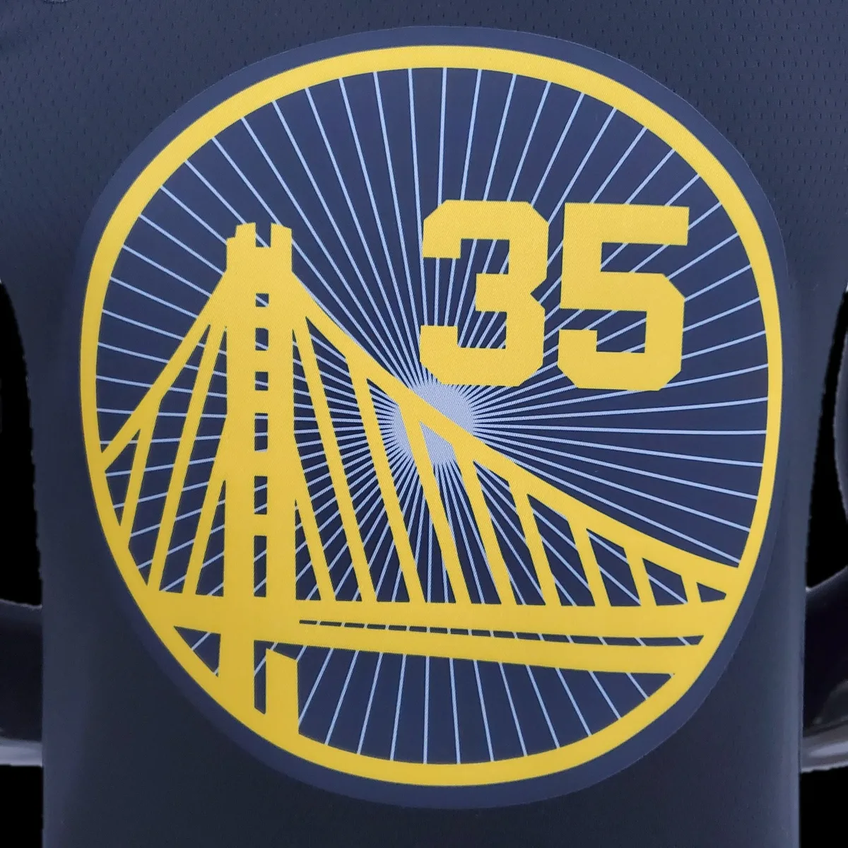 2022 Season Durant #35 Warriors City Edition Black NBA Jersey S-XXL, foto 2
