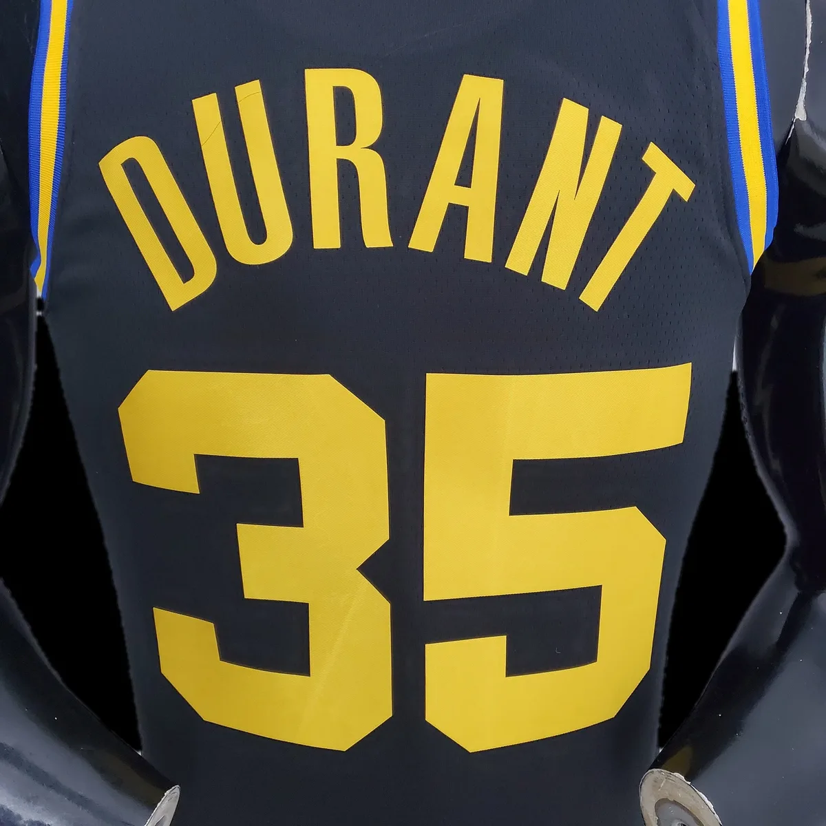 2022 Season Durant #35 Warriors City Edition Black NBA Jersey S-XXL, foto 6