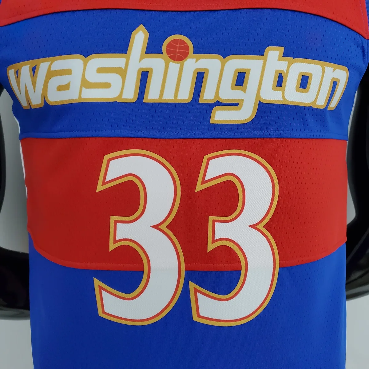 2022 Season Kuzma #33 Talent City Edition Blue Red NBA Jersey, foto 2