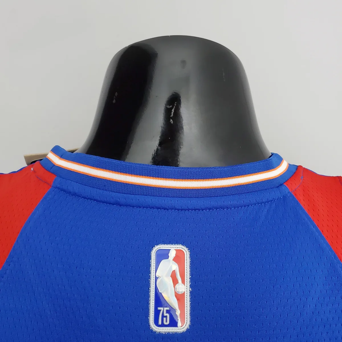 2022 Season Kuzma #33 Talent City Edition Blue Red NBA Jersey, foto 6