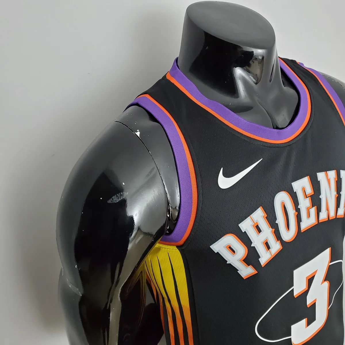 2022 Season Paul #3 Suns City Edition Black NBA Jersey, foto 5