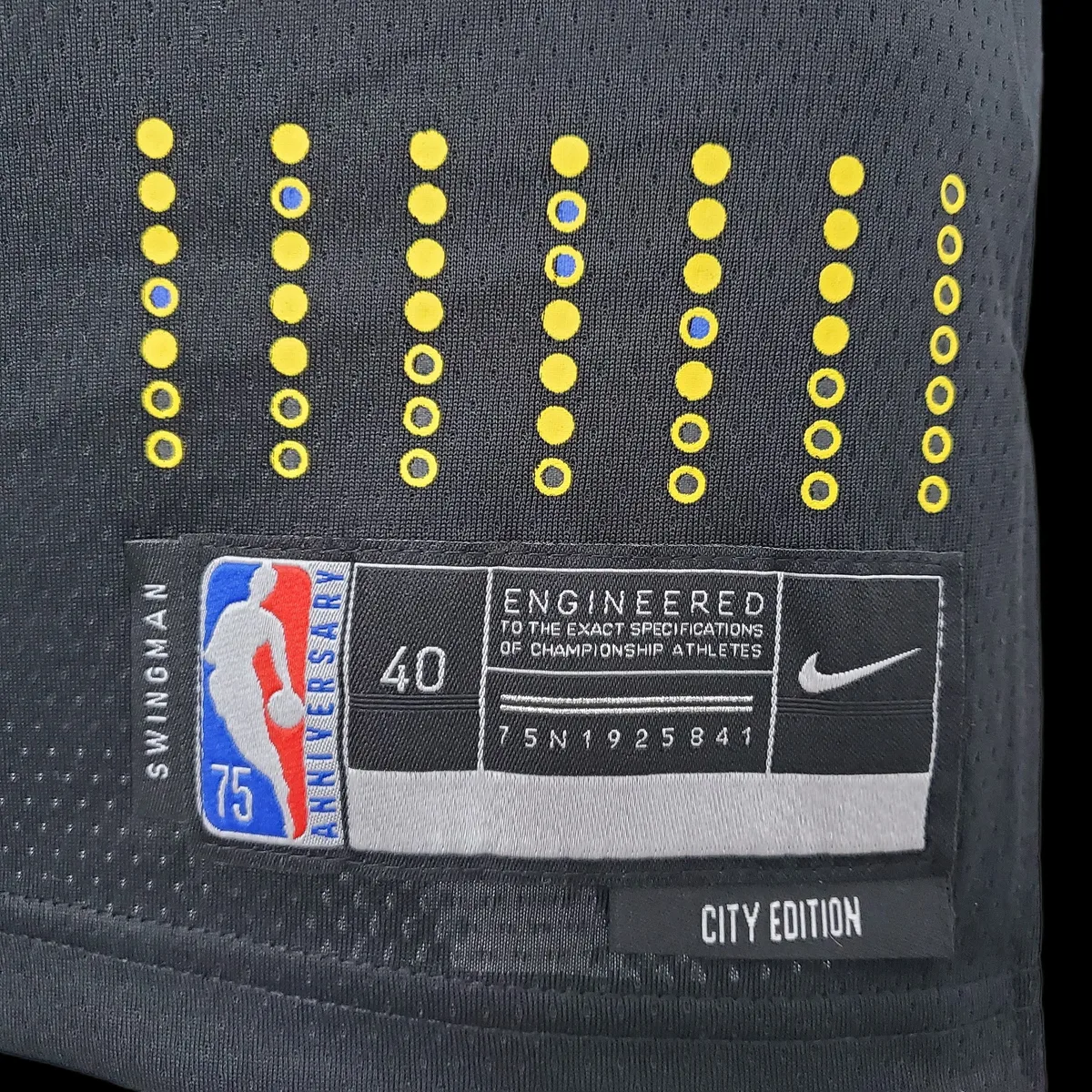 2022 Season Payton II#0 Warriors City Edition Black NBA Jersey S-XXL, foto 2