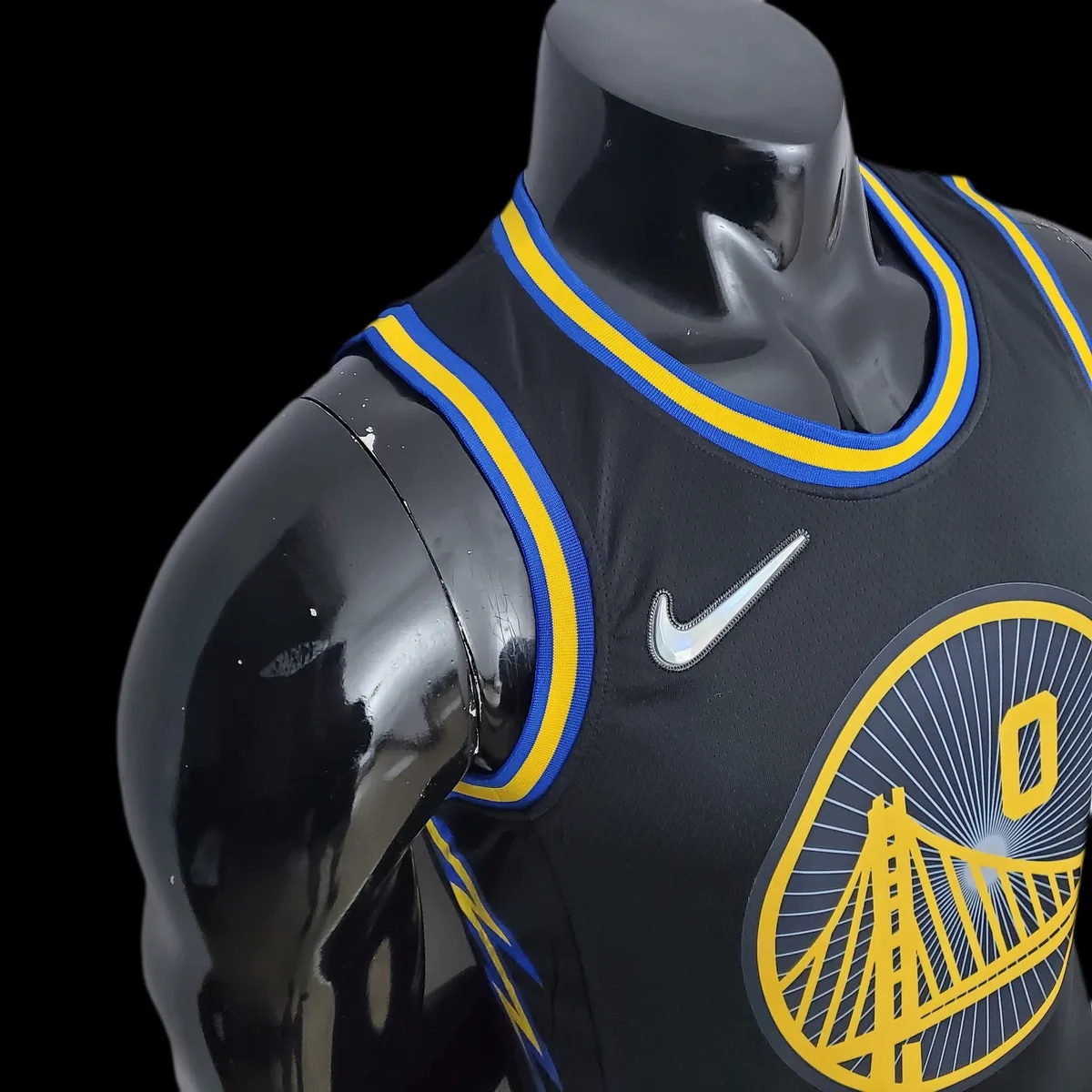 2022 Season Payton II#0 Warriors City Edition Black NBA Jersey S-XXL, foto 3