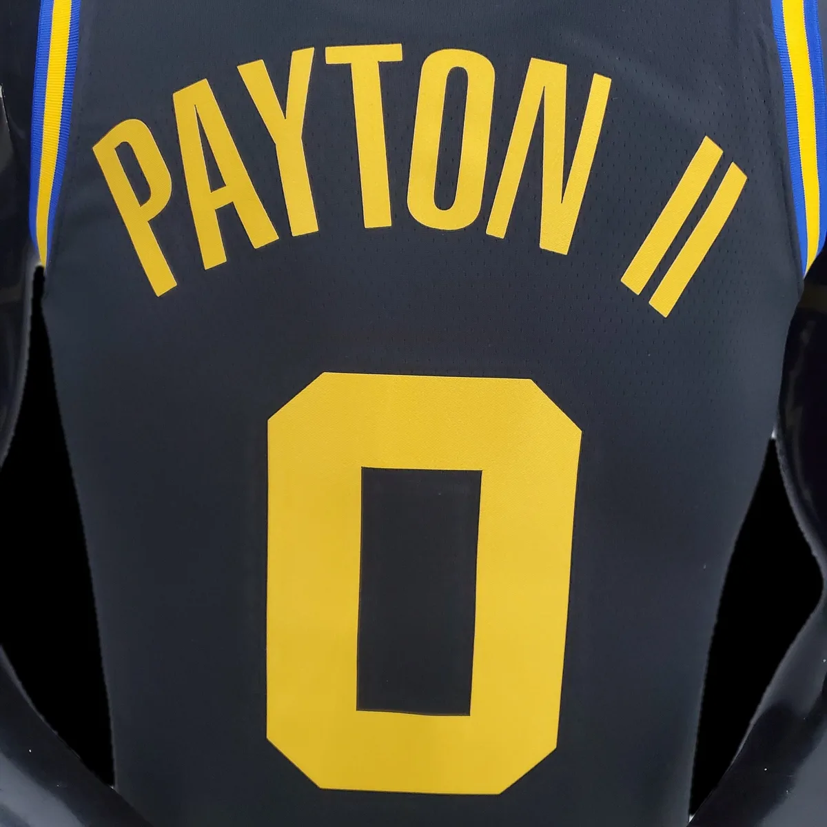 2022 Season Payton II#0 Warriors City Edition Black NBA Jersey S-XXL, foto 4