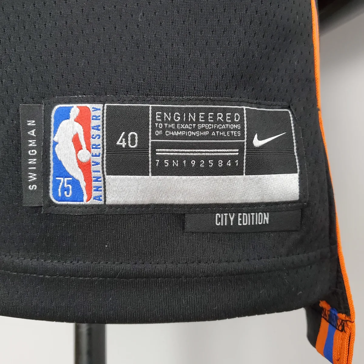 2022 Season Rose#4 Knicks Urban Edition Black NBA Jersey, foto 3