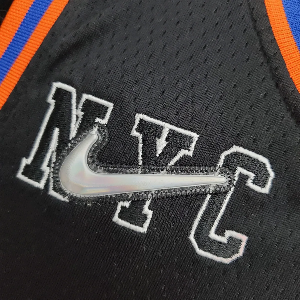 2022 Season Walker #8 Knicks Urban Edition Black NBA Jersey, foto 6