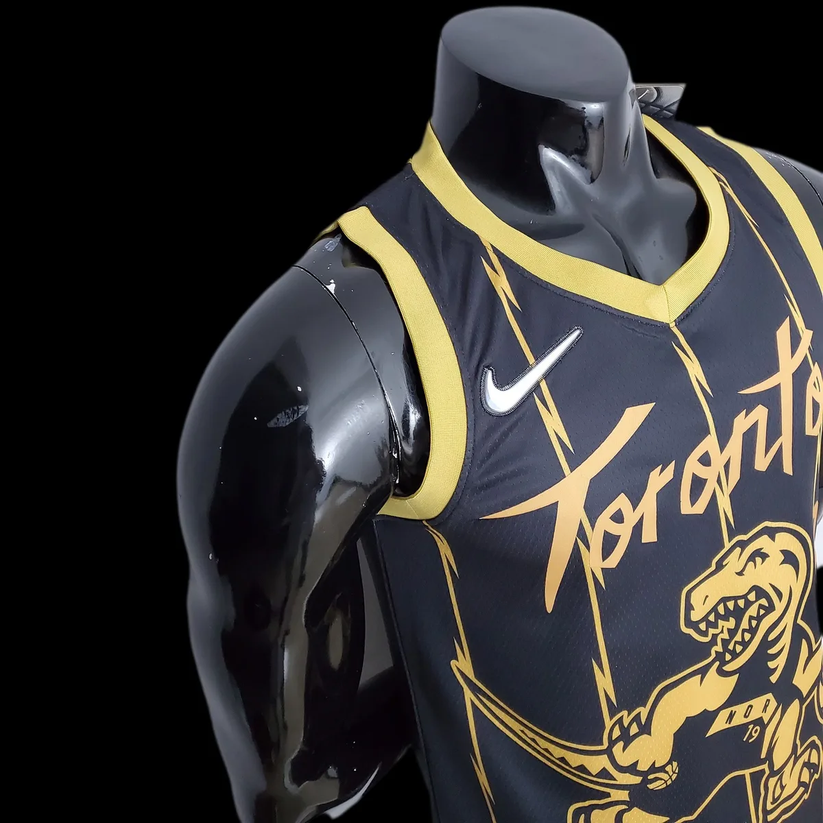2022 Toronto Raptors VANVLEET#23 City Edition Black NBA Jersey S-XXL, foto 4