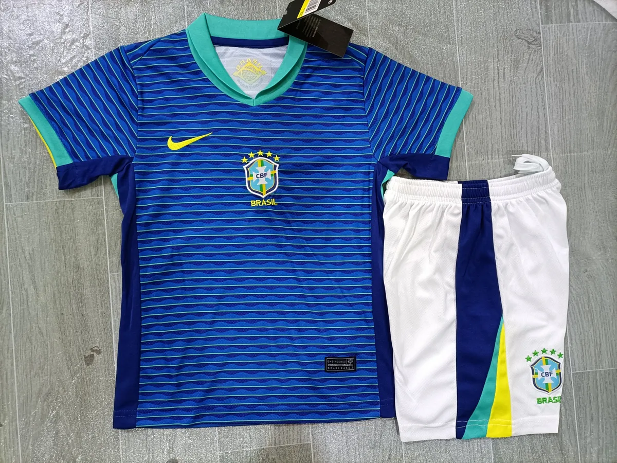2024/25 Brazil Away Kids Kit, foto 4