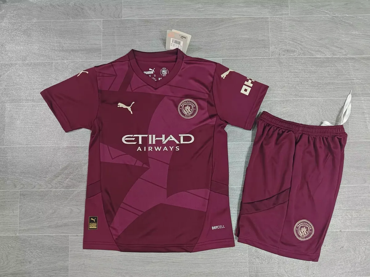 2024/25 Manchester City Third Kids Kit, foto 1