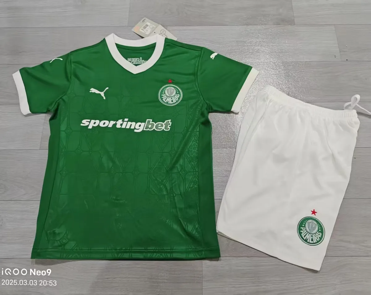2025/26 Palmeiras Home Kids Kit, foto 4