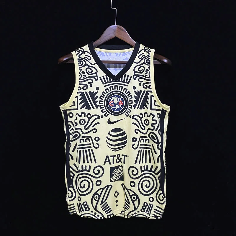 21-22 Americas third away yellow vest