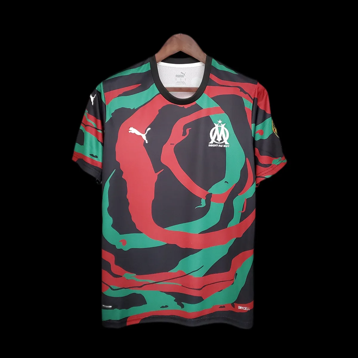 21-22 Olympique Marseille "OM Africa" Special Edition red black green, foto 1