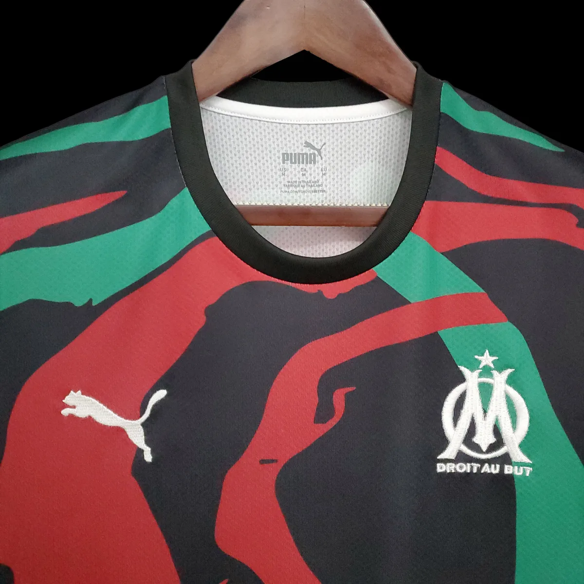 21-22 Olympique Marseille "OM Africa" Special Edition red black green, foto 2