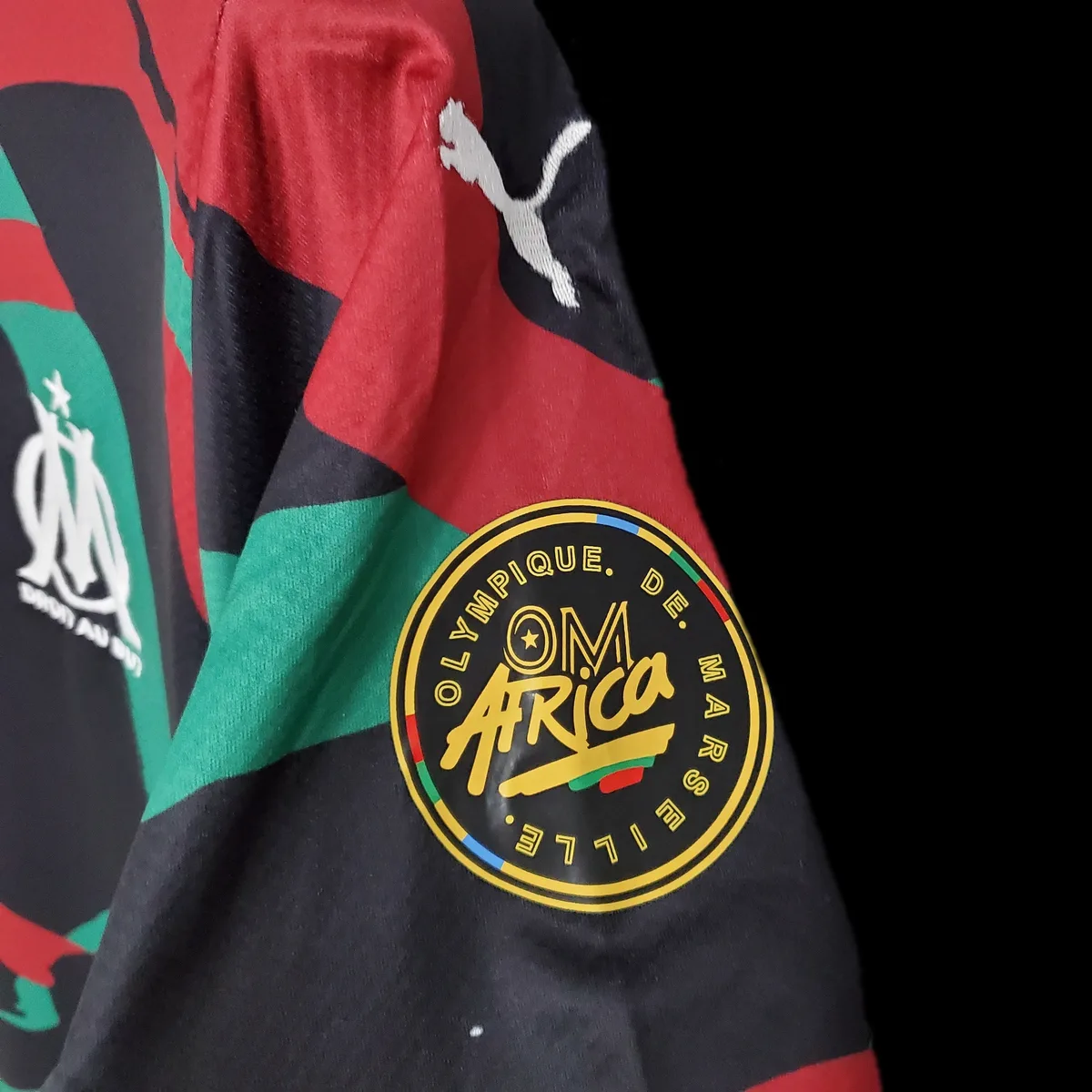 21-22 Olympique Marseille "OM Africa" Special Edition red black green, foto 5