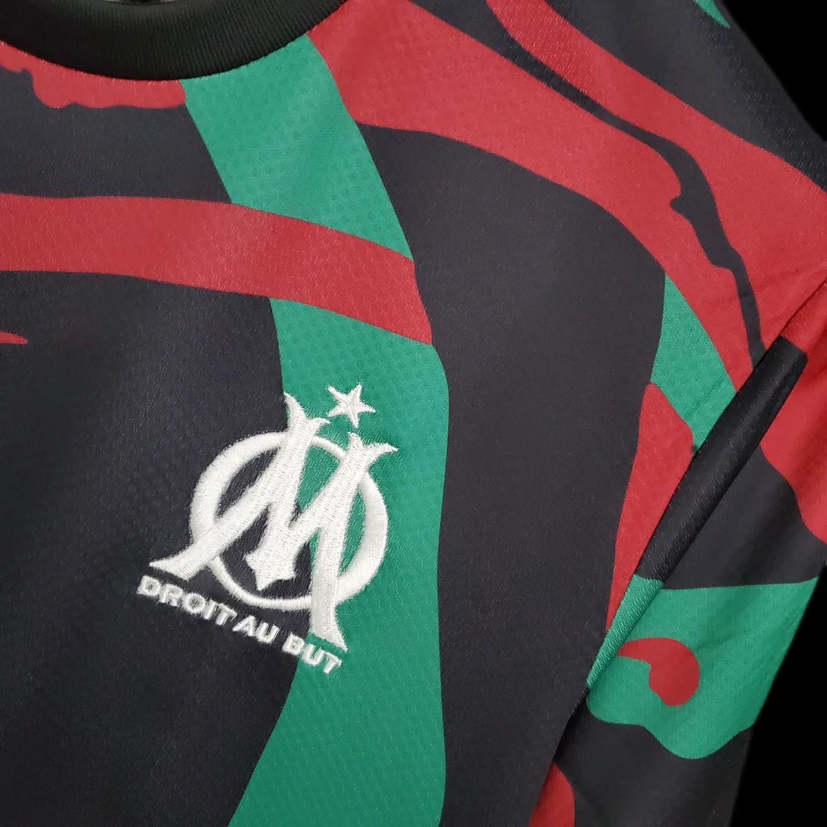 21-22 Olympique Marseille "OM Africa" Special Edition red black green, foto 6