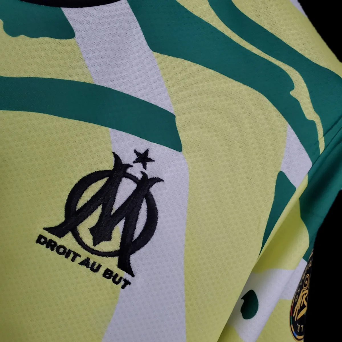 21-22 Olympique Marseille "OM Africa" Special Edition White Yellow Green, foto 4