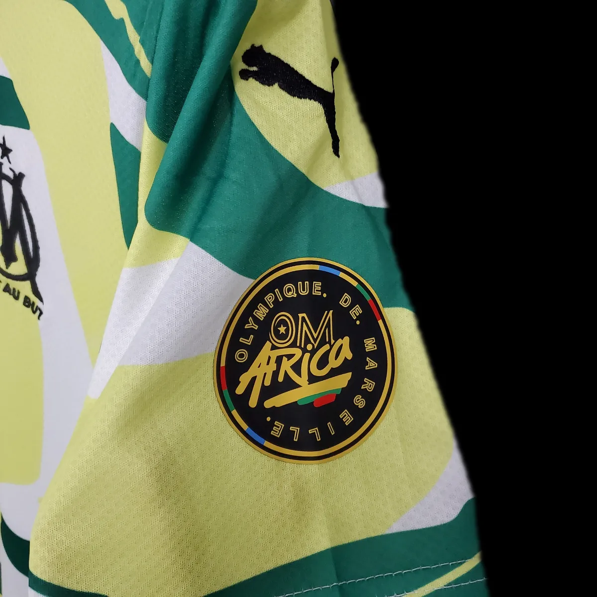 21-22 Olympique Marseille "OM Africa" Special Edition White Yellow Green, foto 5
