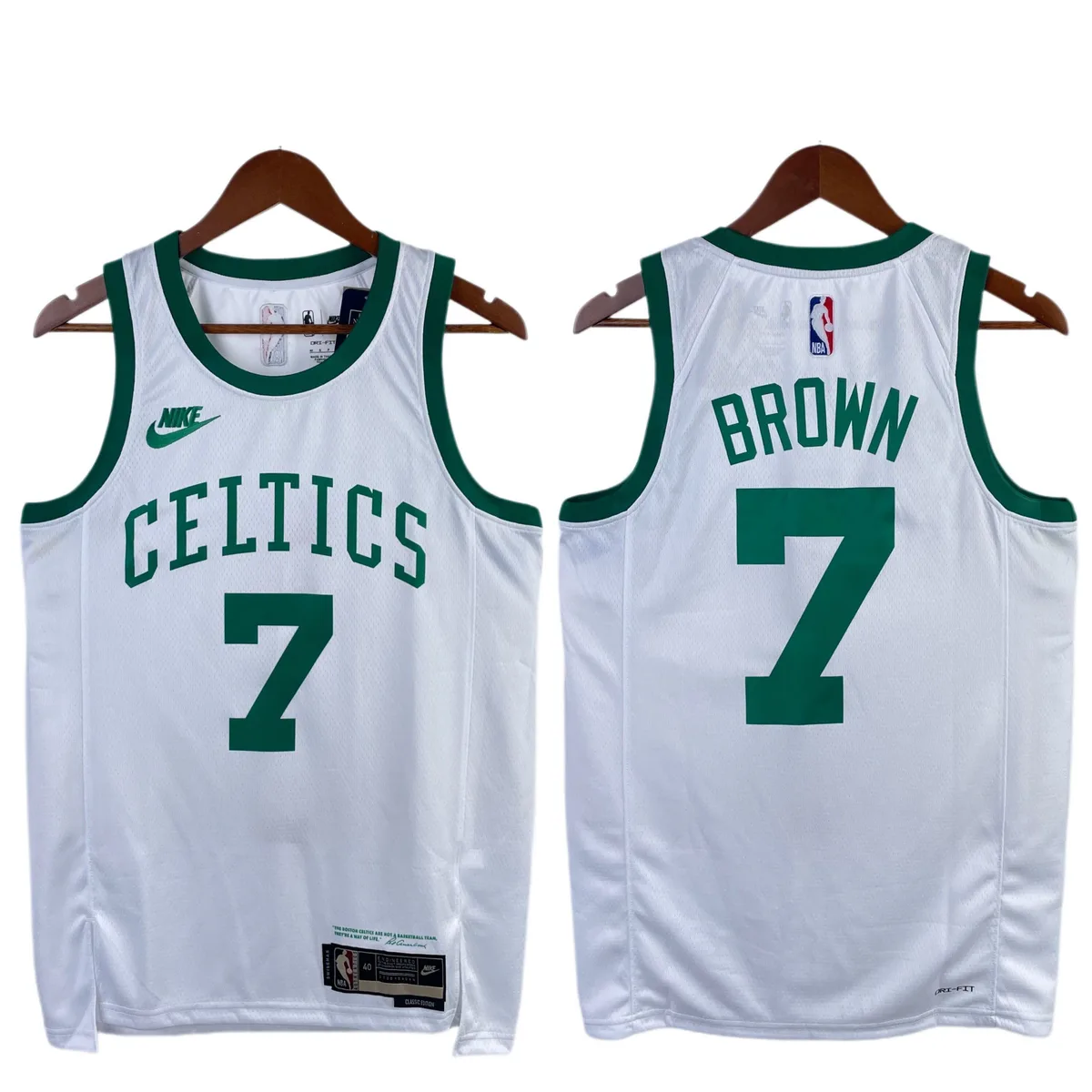 23/24 Boston Celtics white 75th Anniversary, foto 1
