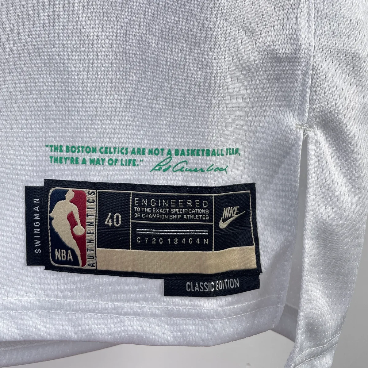 23/24 Boston Celtics white 75th Anniversary, foto 4