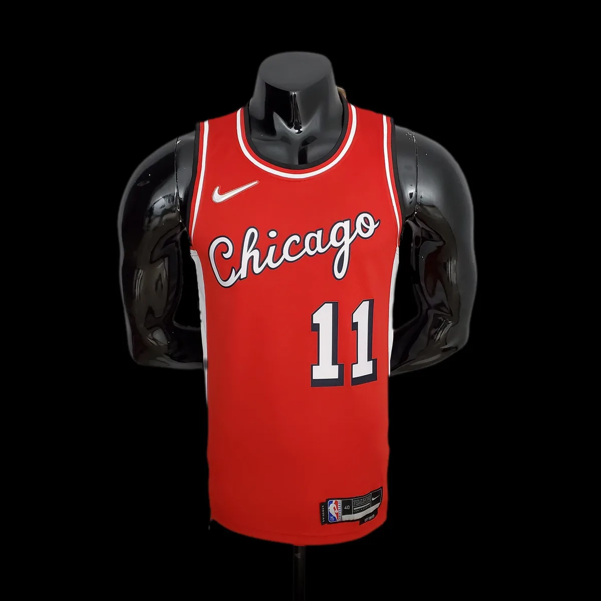 75th Anniversary 2022 Season Chicago Bulls DeROZAN#11 City Edition Red NBA Jersey, foto 1