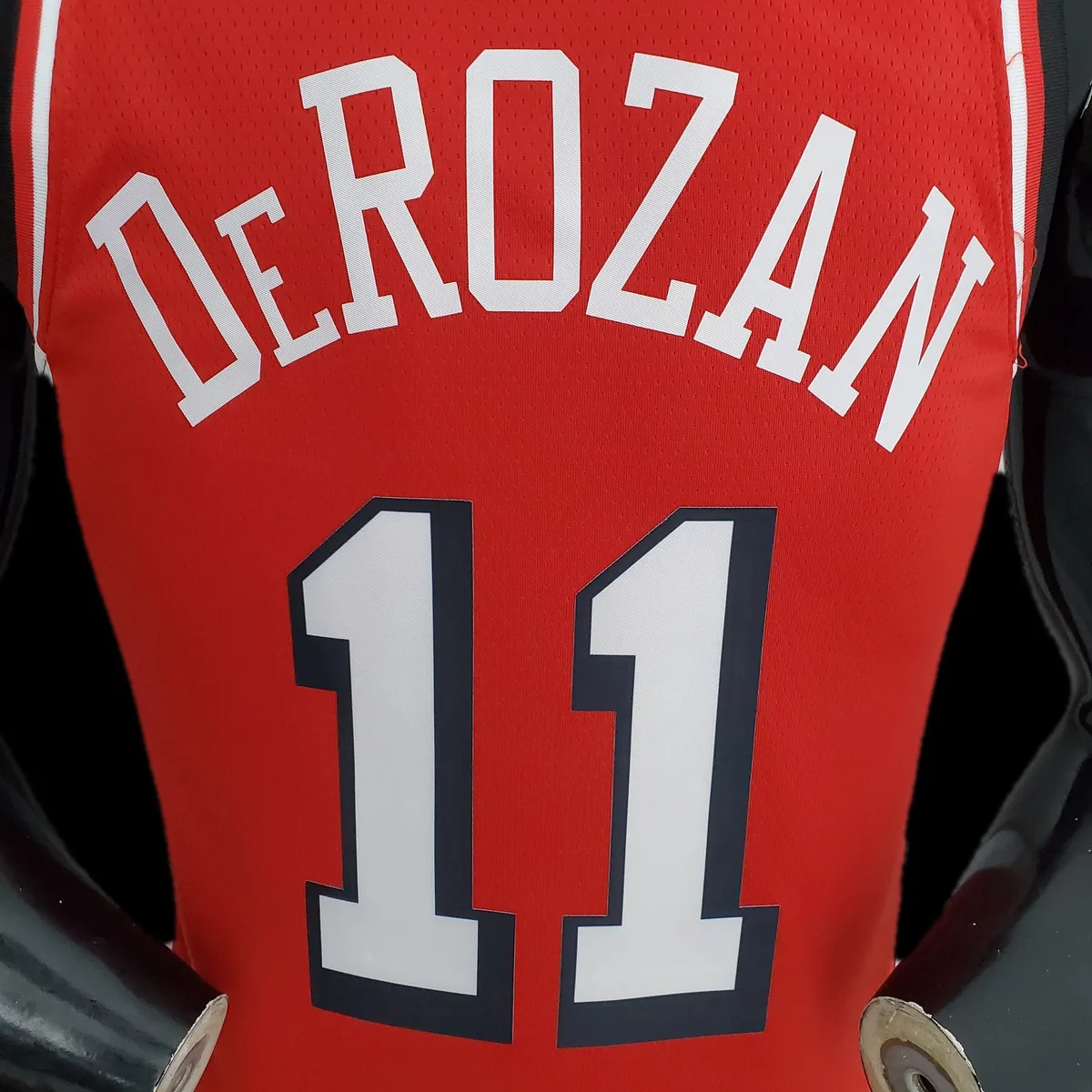 75th Anniversary 2022 Season Chicago Bulls DeROZAN#11 City Edition Red NBA Jersey, foto 2