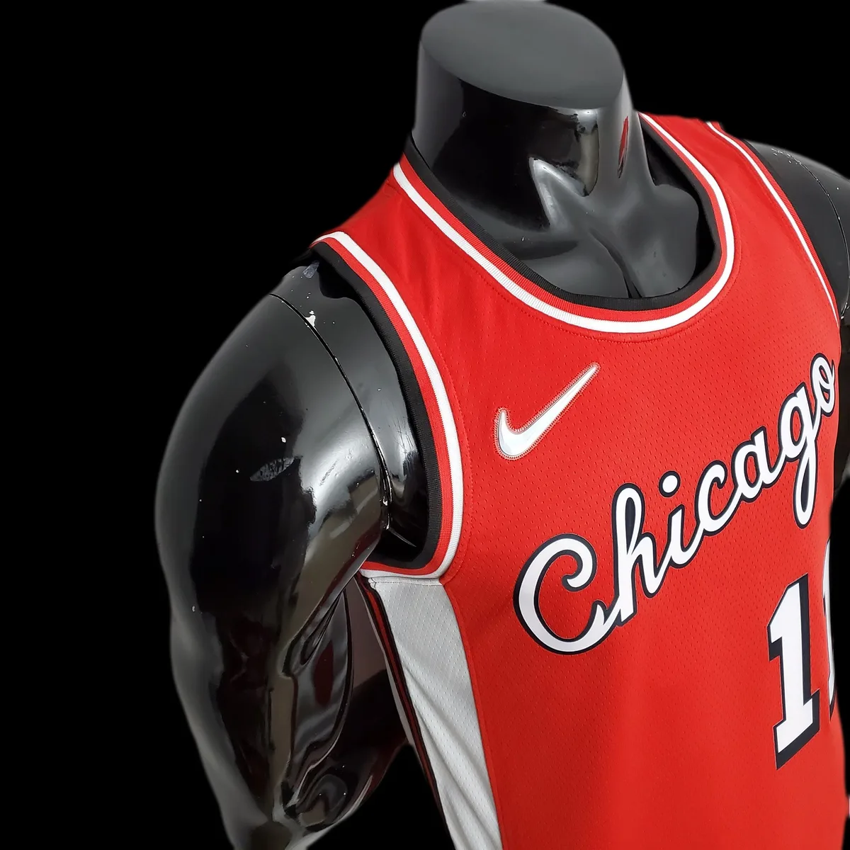 75th Anniversary 2022 Season Chicago Bulls DeROZAN#11 City Edition Red NBA Jersey, foto 6