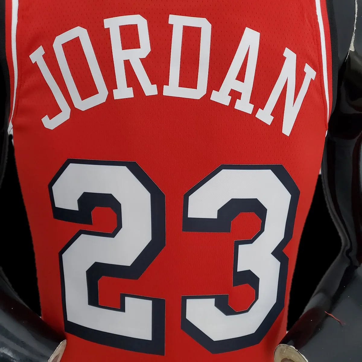 75th Anniversary 2022 Season Chicago Bulls JDRDAN#23 City Edition Red NBA Jersey, foto 3