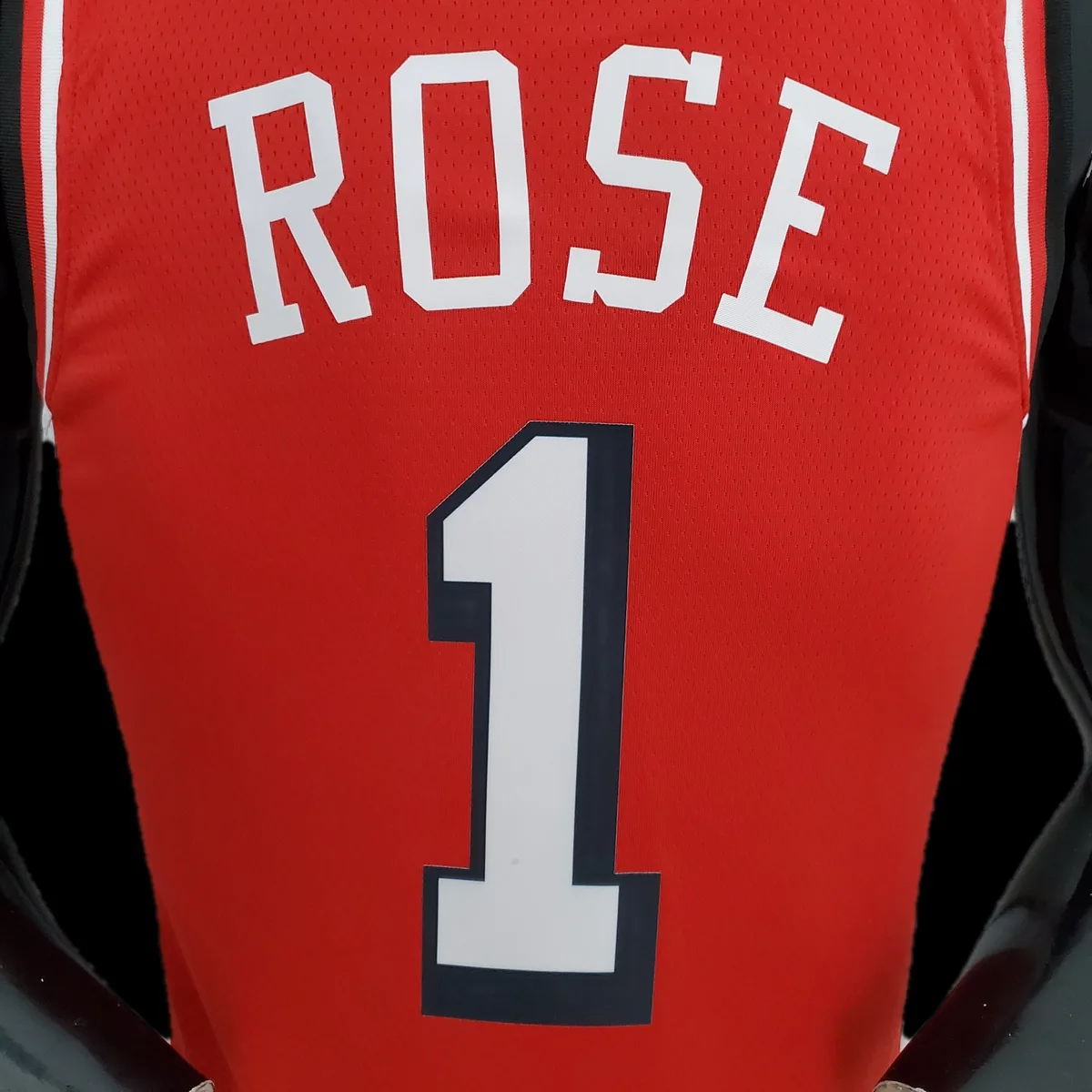 75th Anniversary 2022 Season Chicago Bulls ROSE#1 City Edition Red NBA Jersey, foto 2