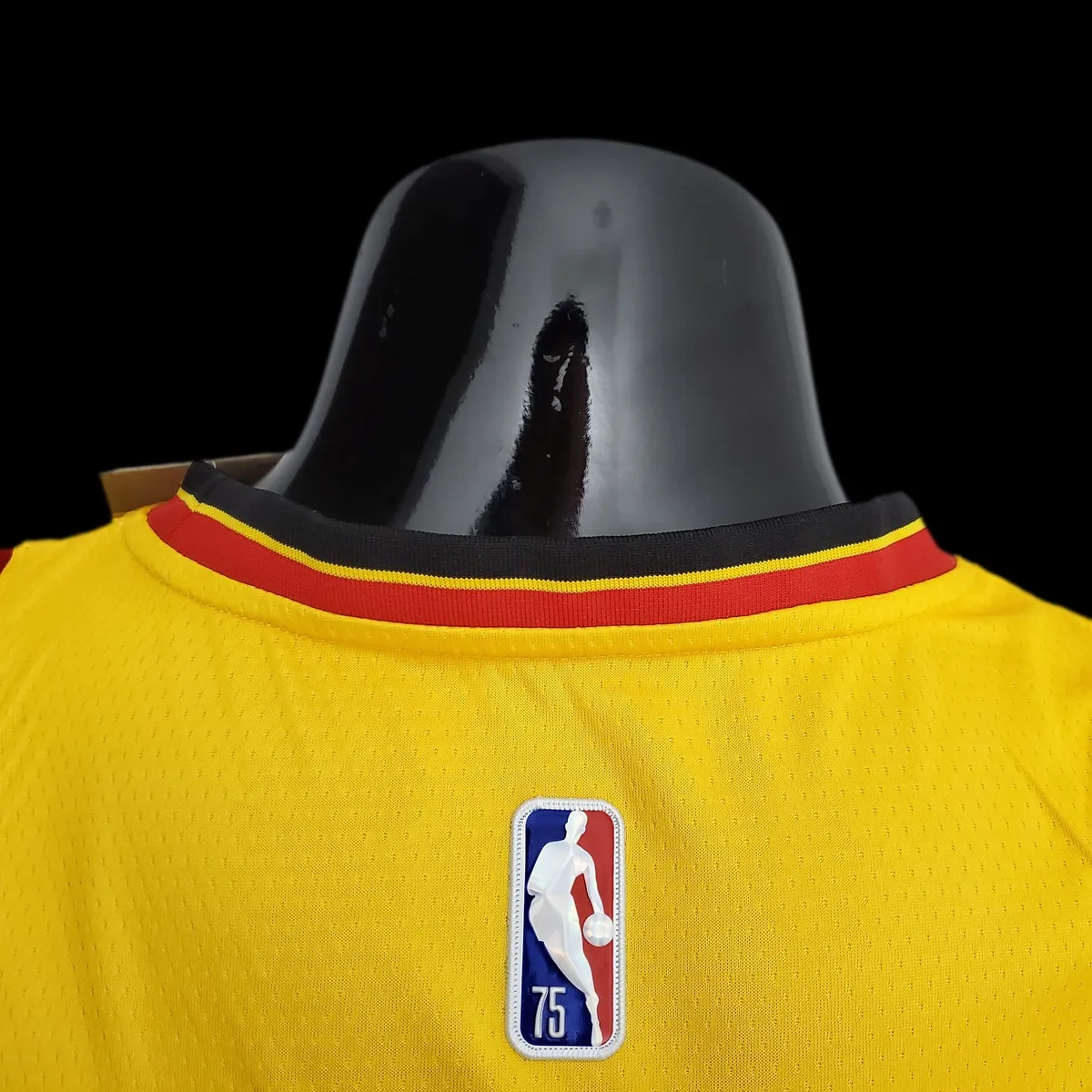 75th Anniversary 2202 Season Atlanta Hawks City Edition Yellow NBA Jersey, foto 6