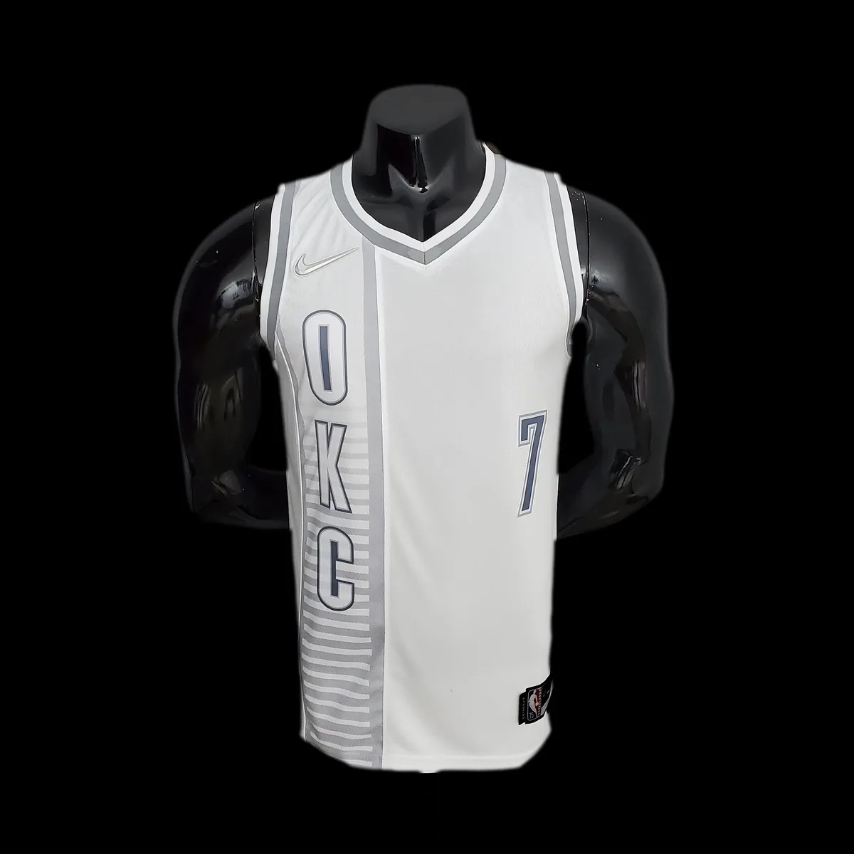 75th Anniversary 2202 Season Oklahoma City Thunder ANTHONY#7 City Edition White NBA Jersey, foto 1