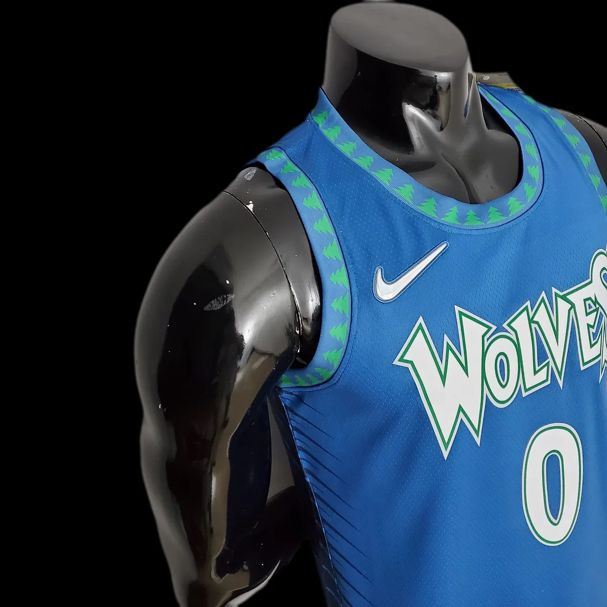 75th Anniversary 2202 Season RUSSELL#0 Minnesota Timberwolves City Edition Blue NBA Jersey, foto 6