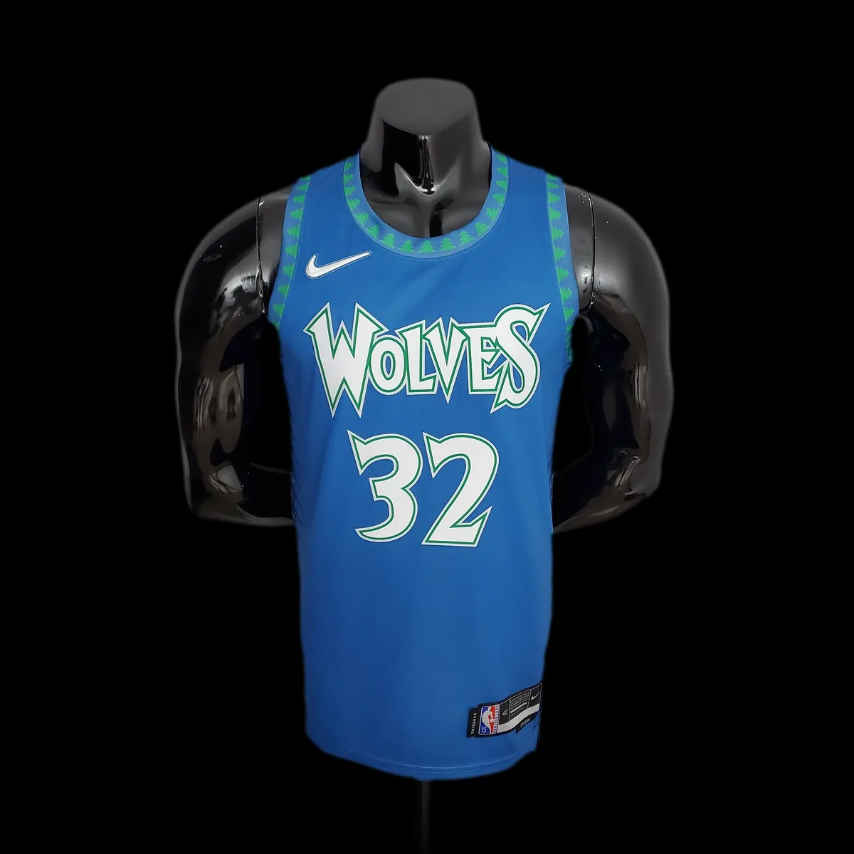 75th Anniversary 2202 Season TOWNS#32 Minnesota Timberwolves City Edition Blue NBA Jersey, foto 1