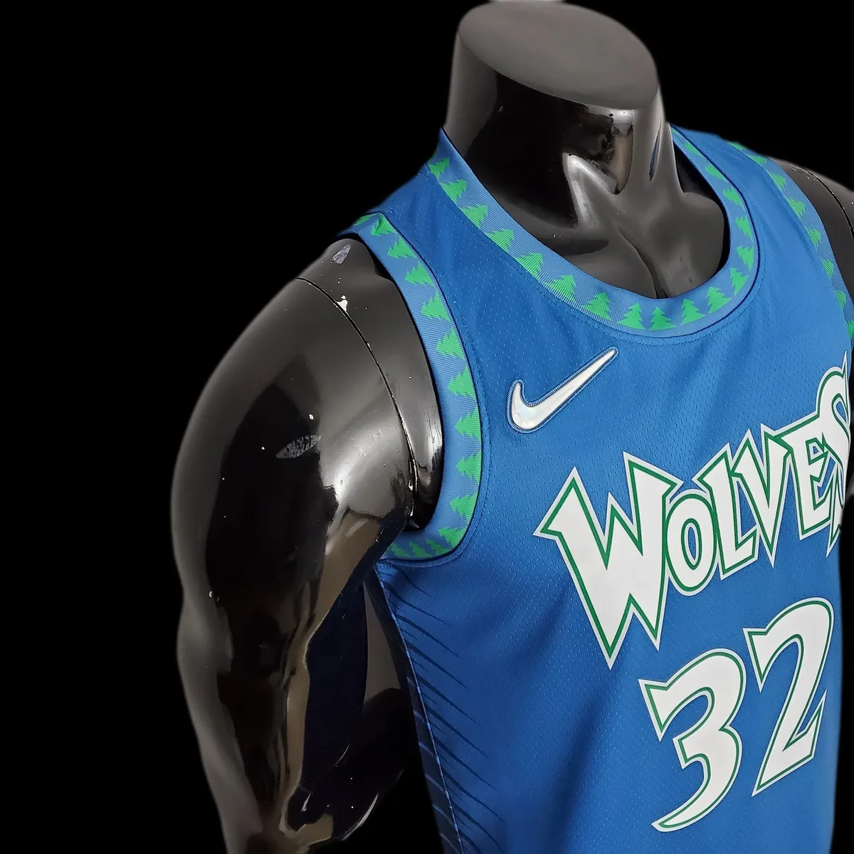 75th Anniversary 2202 Season TOWNS#32 Minnesota Timberwolves City Edition Blue NBA Jersey, foto 4