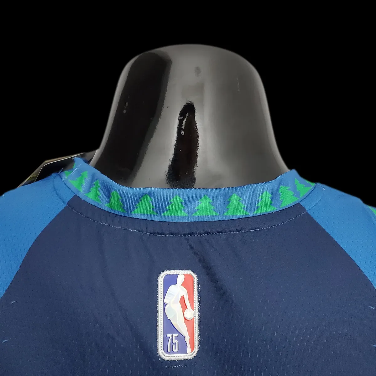75th Anniversary 2202 Season TOWNS#32 Minnesota Timberwolves City Edition Blue NBA Jersey, foto 5