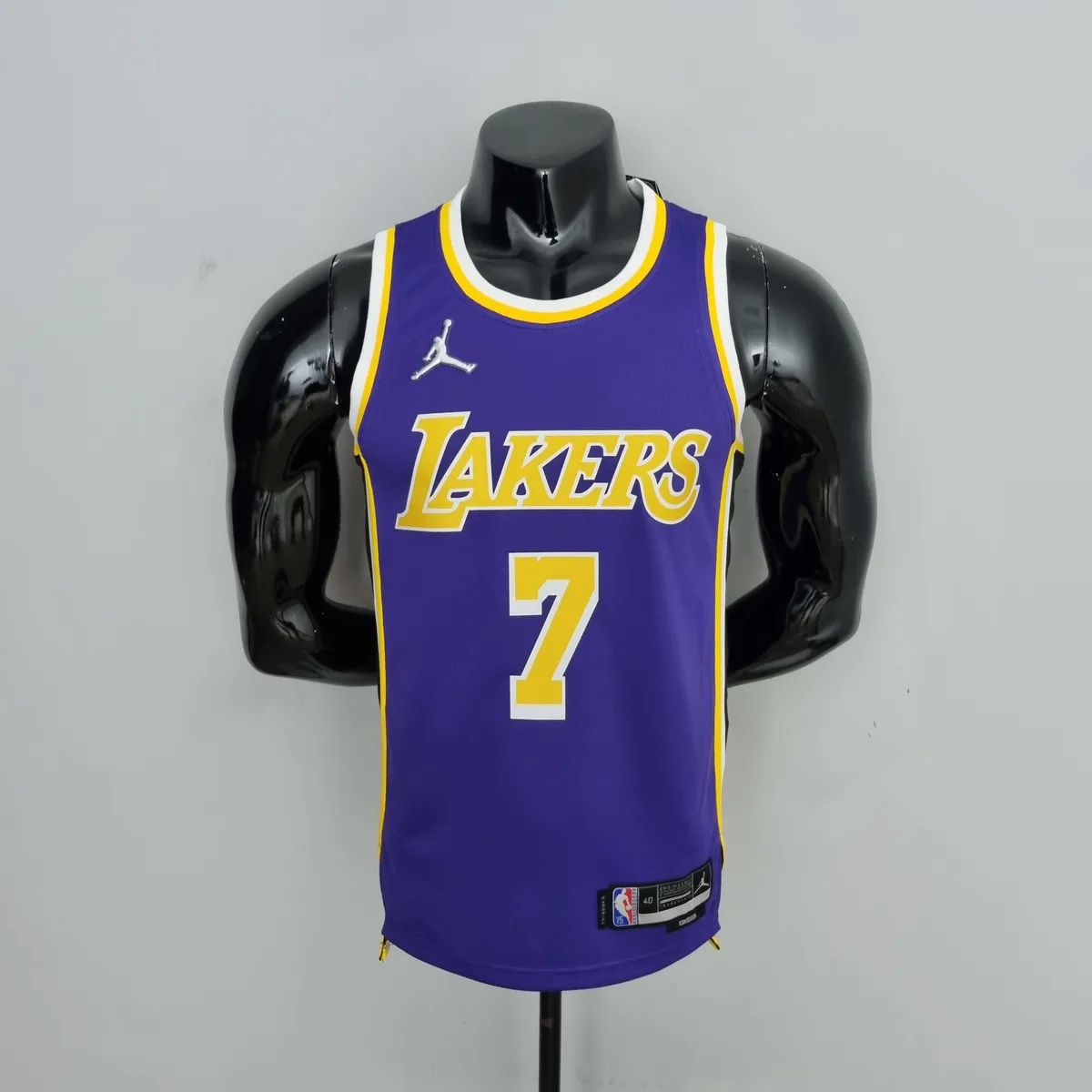 75th Anniversary Anthony #7 Los Angeles Lakers Jordan Purple NBA Jersey, foto 1