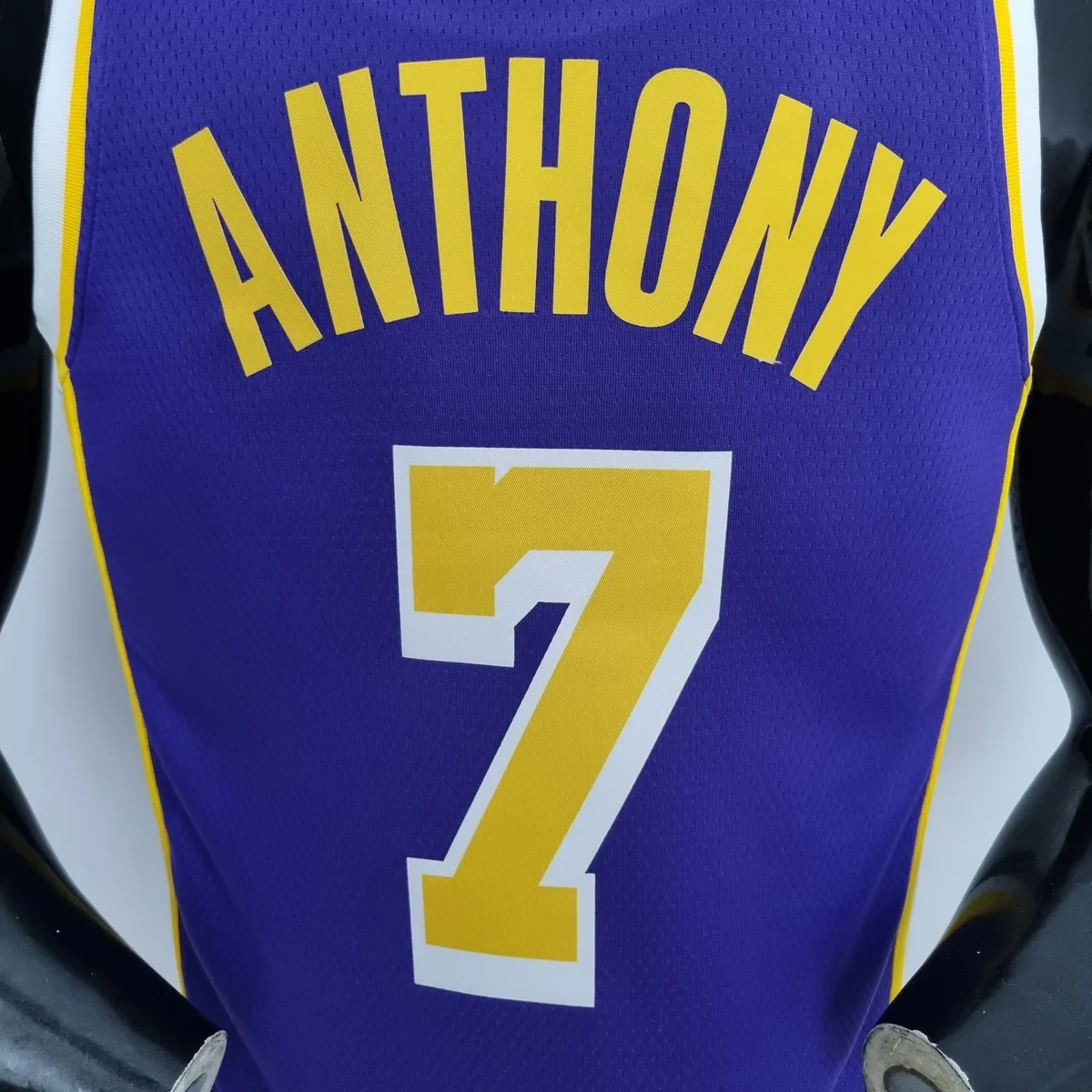 75th Anniversary Anthony #7 Los Angeles Lakers Jordan Purple NBA Jersey, foto 6
