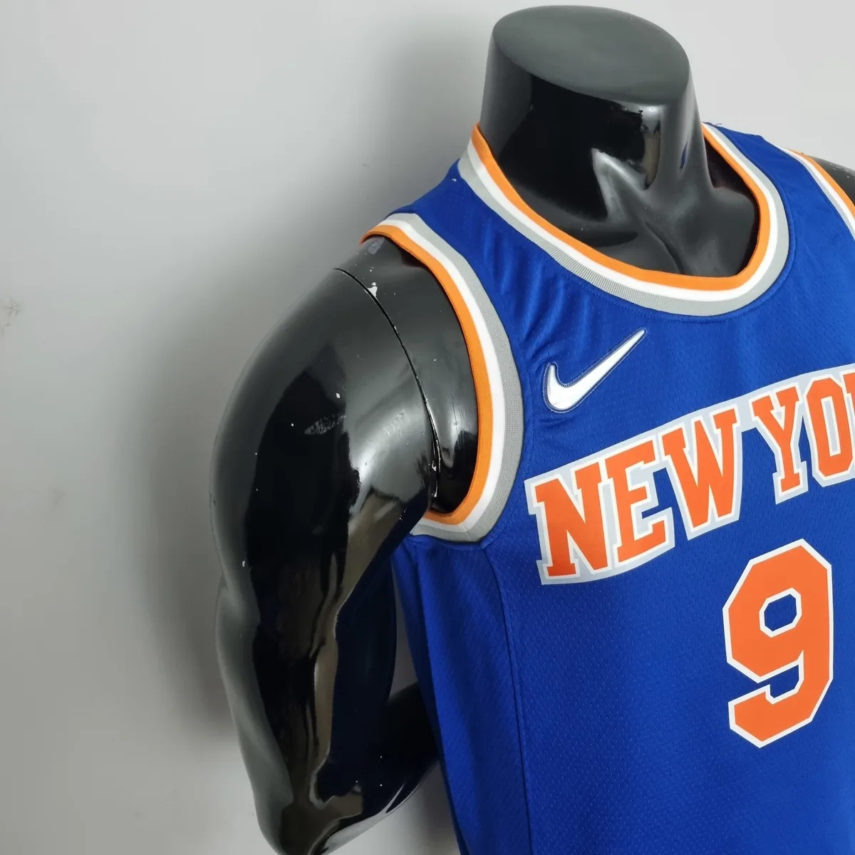 75th Anniversary Barrett #9 New York Knicks Blue NBA Jersey, foto 3