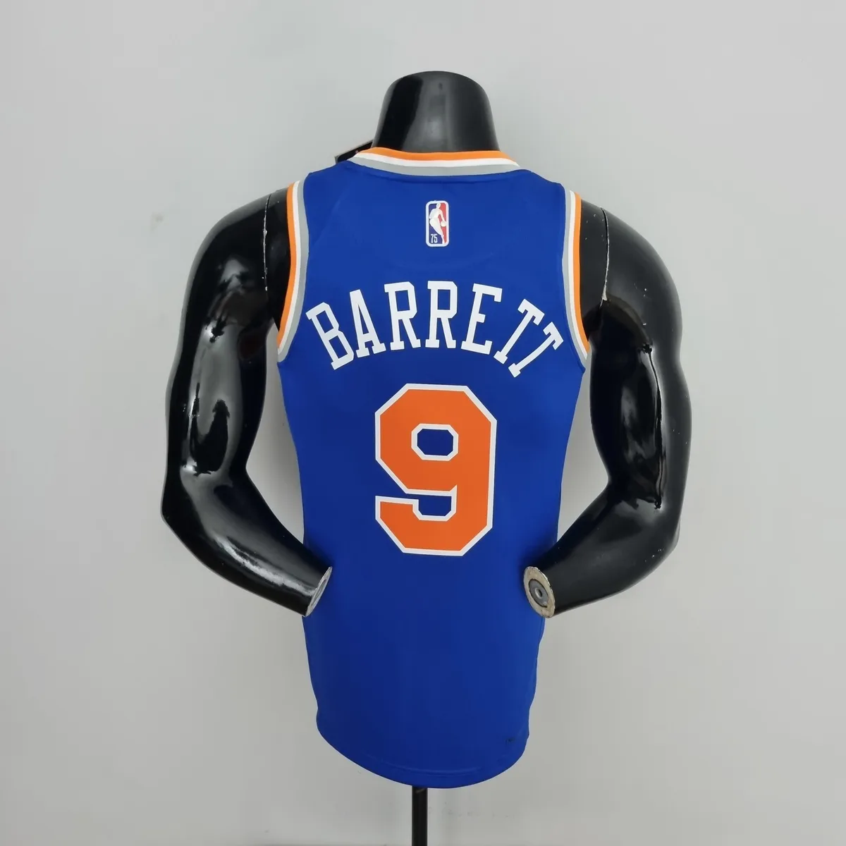 75th Anniversary Barrett #9 New York Knicks Blue NBA Jersey, foto 4