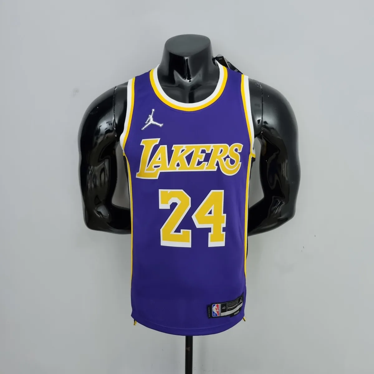 75th Anniversary BRYANT#24 Los Angeles Lakers Jordan Purple NBA Jersey, foto 1