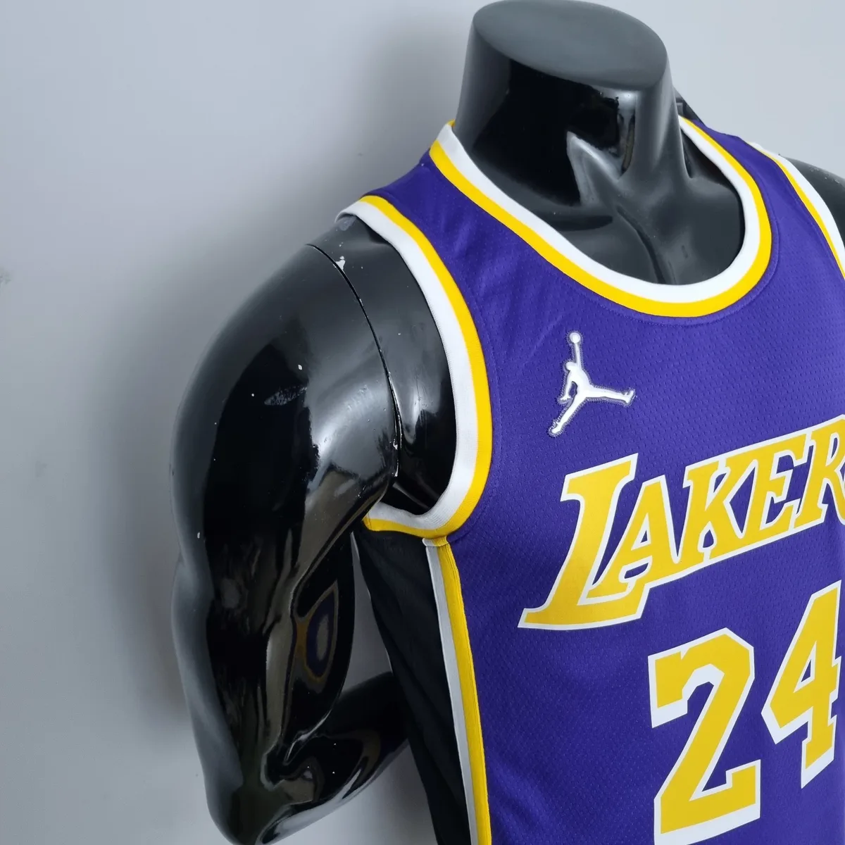 75th Anniversary BRYANT#24 Los Angeles Lakers Jordan Purple NBA Jersey, foto 5