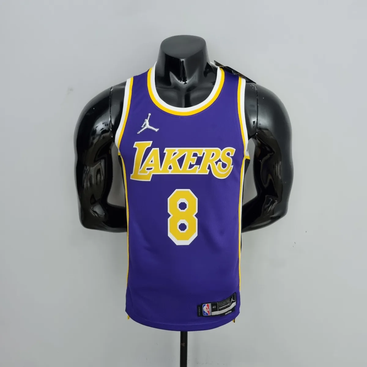 75th Anniversary BRYANT#8 Los Angeles Lakers Jordan Purple NBA Jersey, foto 1