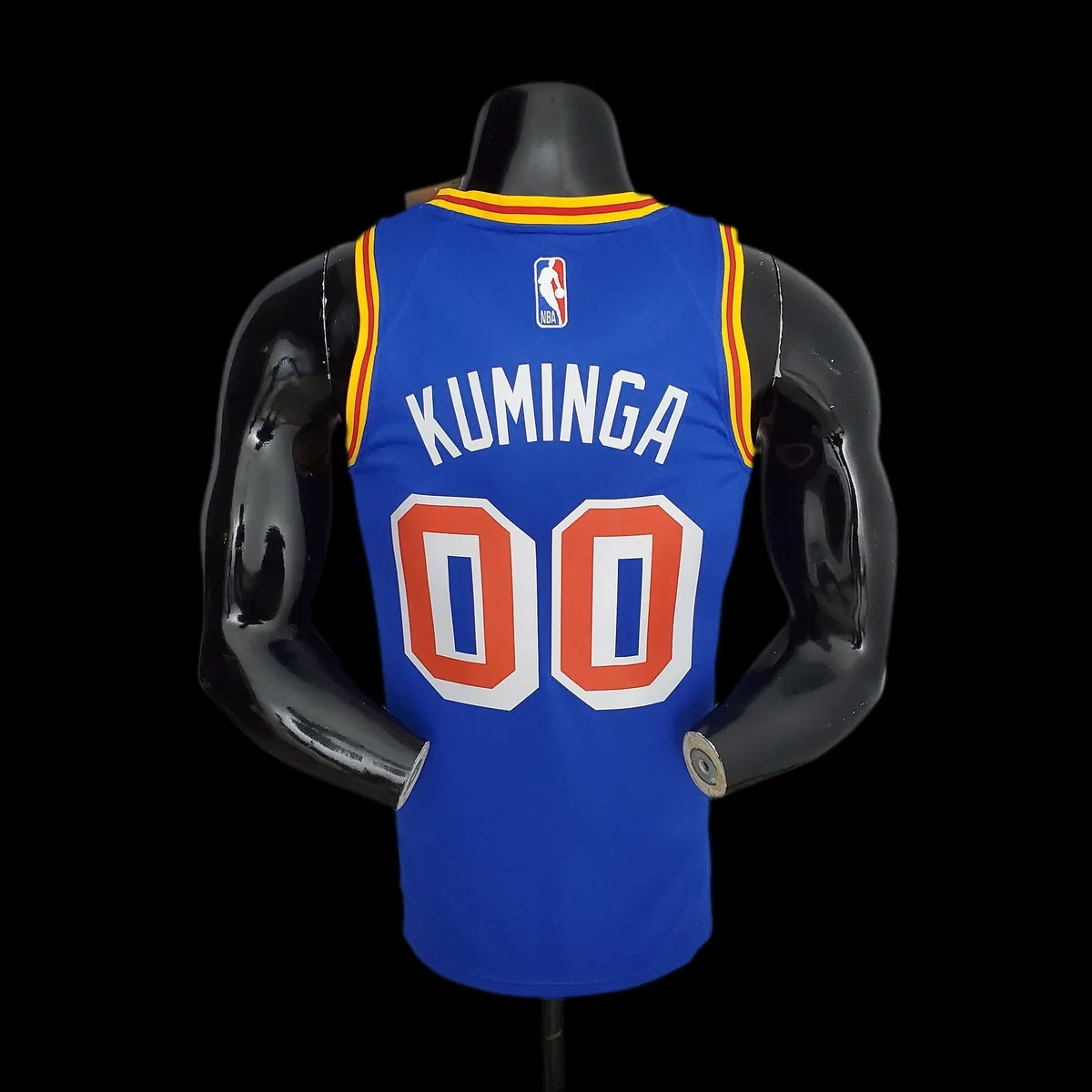 75th Anniversary Cuminga#00 Warriors Vintage Blue NBA Jersey S-XXL, foto 2