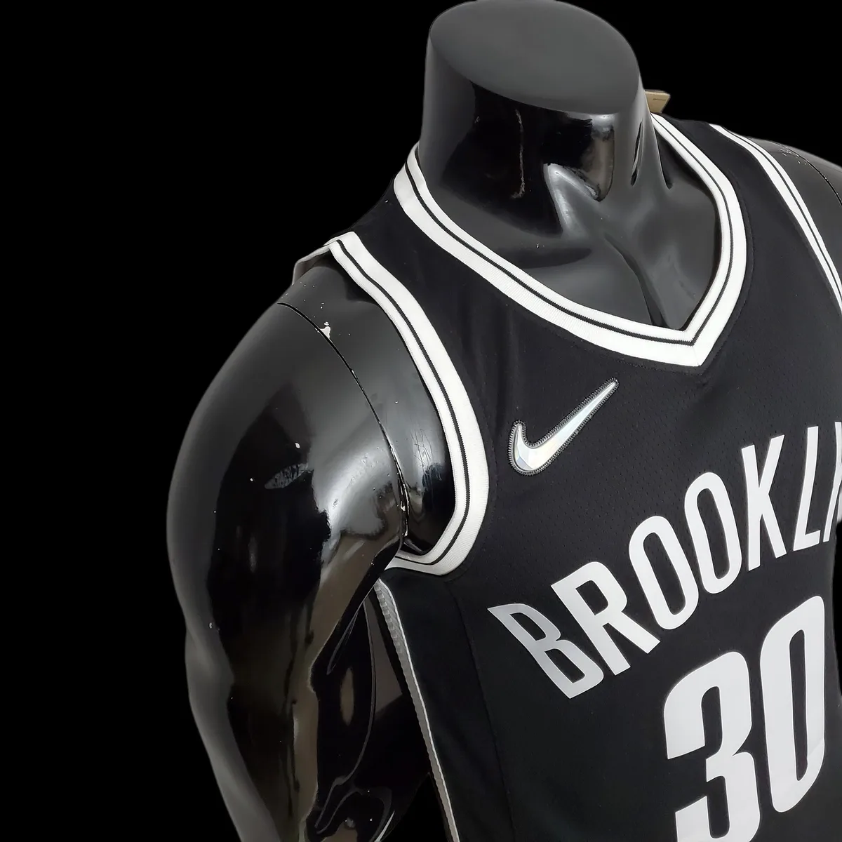 75th Anniversary Curry #30 Nets Black NBA Jersey, foto 2